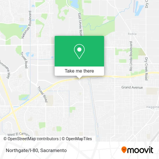 Mapa de Northgate/I-80