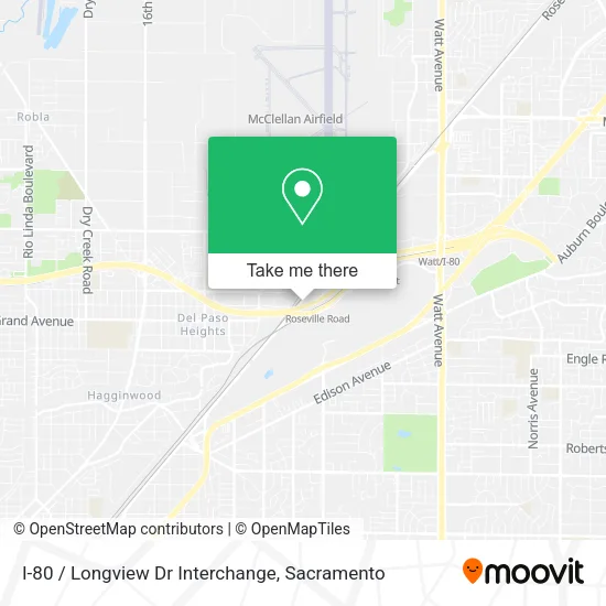 Mapa de I-80 / Longview Dr Interchange