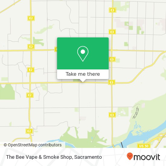 The Bee Vape & Smoke Shop map