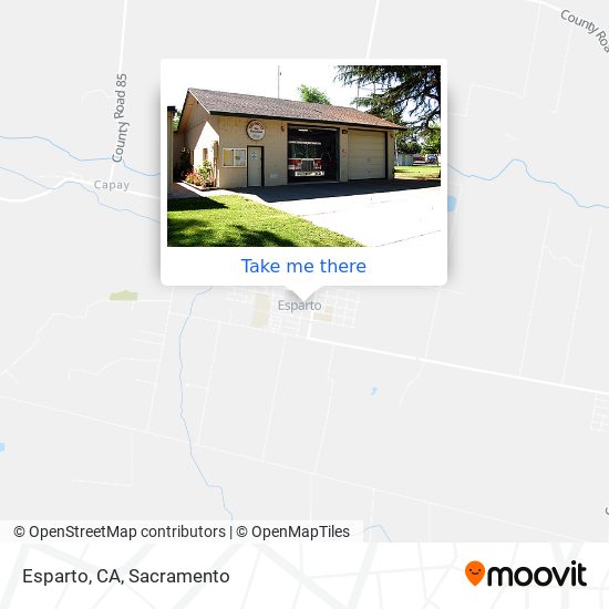 Mapa de Esparto, CA