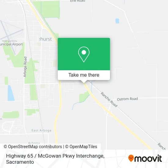 Mapa de Highway 65 / McGowan Pkwy Interchange