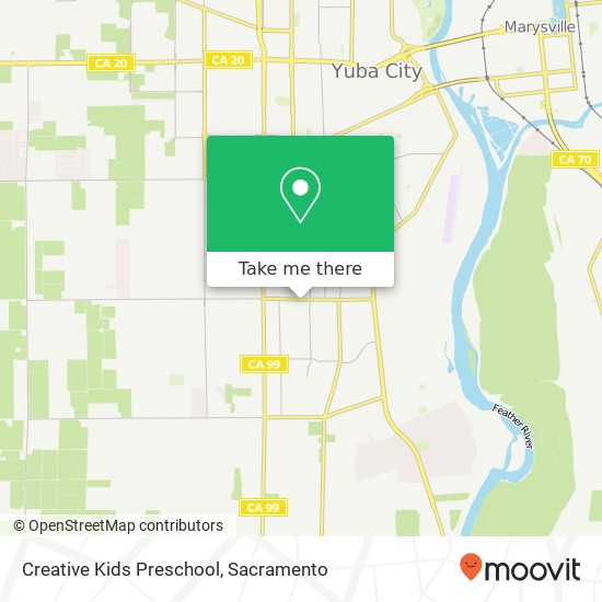 Creative Kids Preschool map