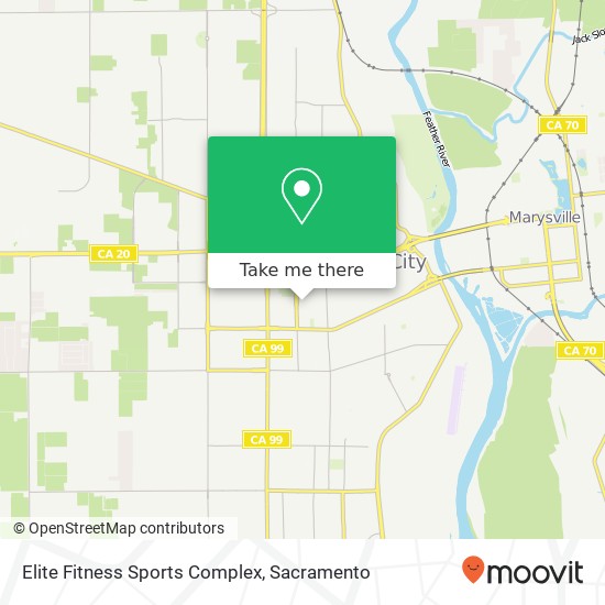 Elite Fitness Sports Complex map
