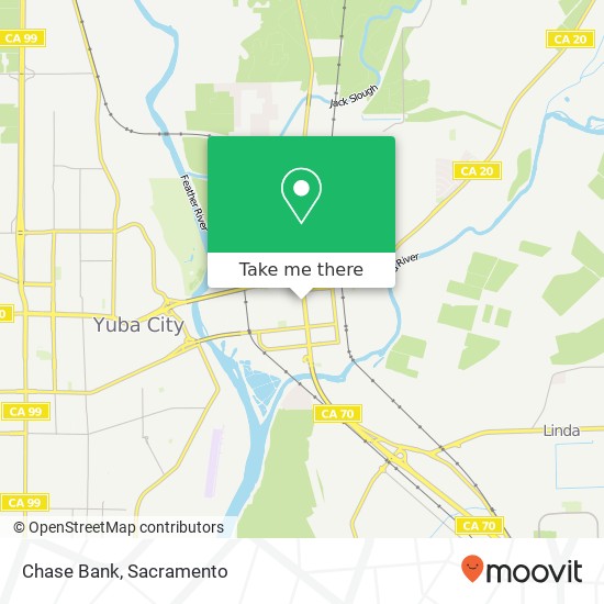 Chase Bank map