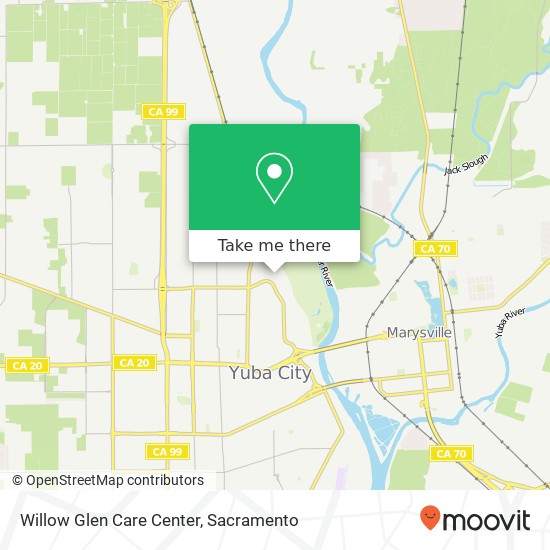 Mapa de Willow Glen Care Center