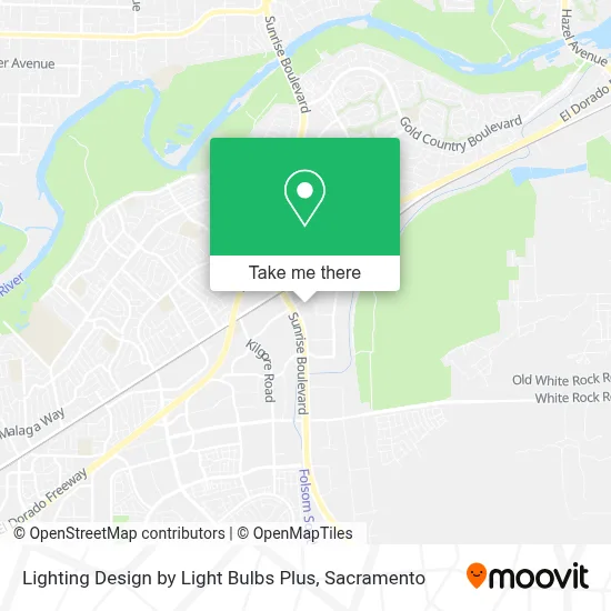 Lighting Design by Light Bulbs Plus map