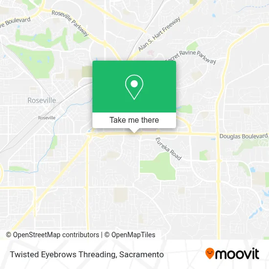 Twisted Eyebrows Threading map