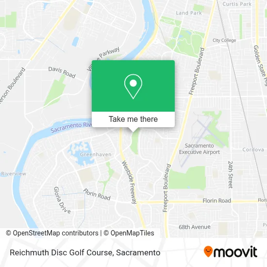 Reichmuth Disc Golf Course map