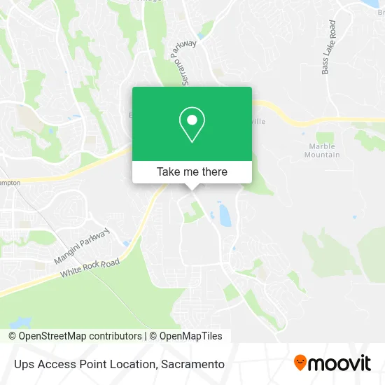 Ups Access Point Location map