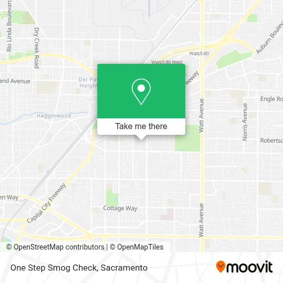 One Step Smog Check map