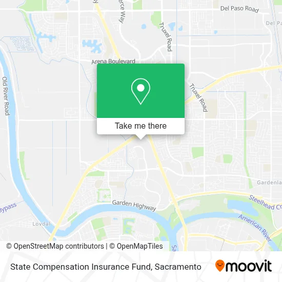 State Compensation Insurance Fund map