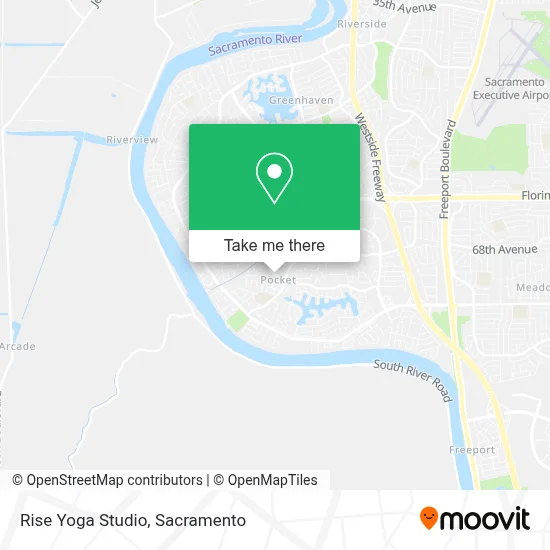 Rise Yoga Studio map