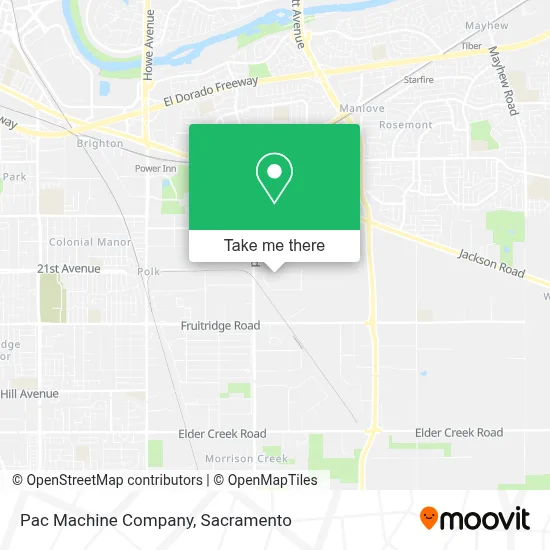 Pac Machine Company map