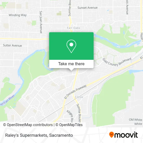 Raley's Supermarkets map