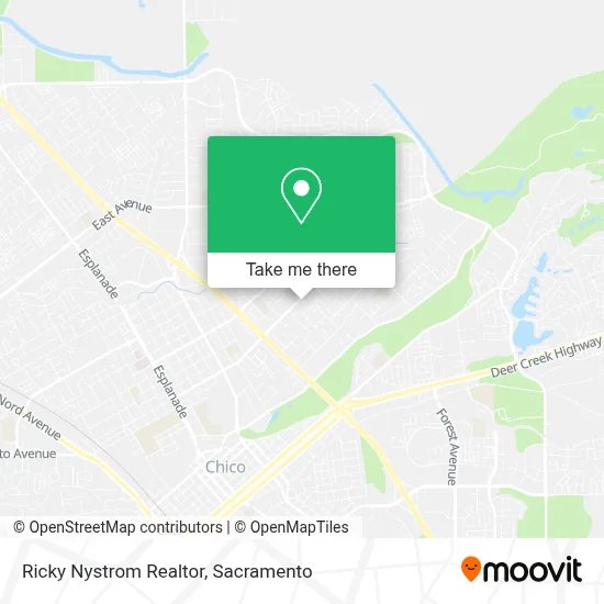 Ricky Nystrom Realtor map