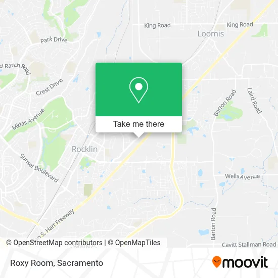 Roxy Room map