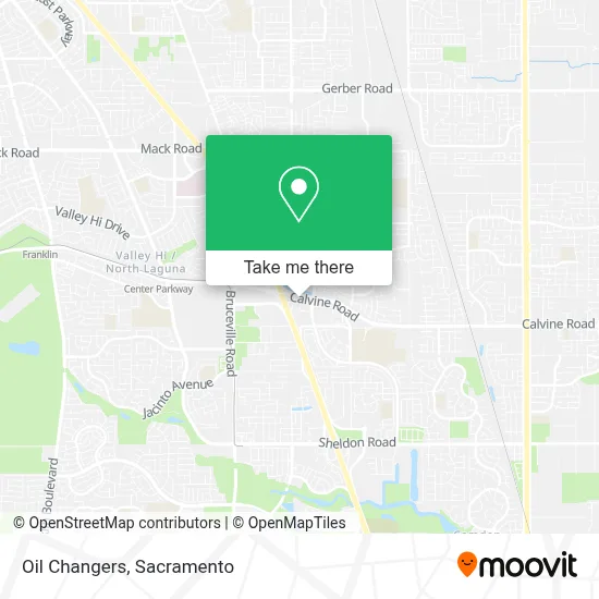 Oil Changers map