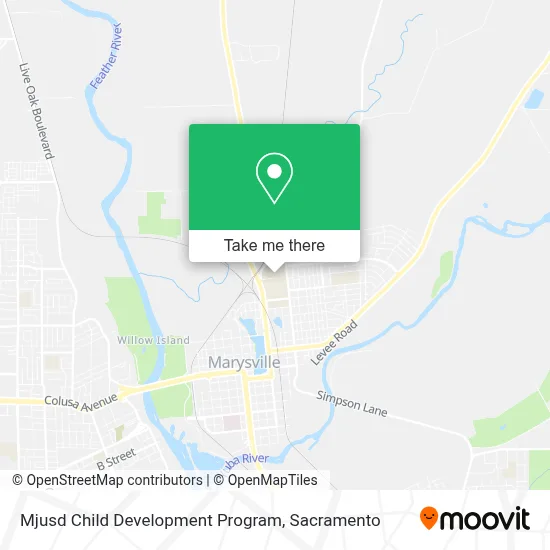 Mjusd Child Development Program map