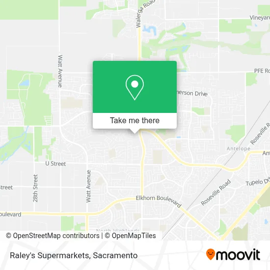 Raley's Supermarkets map