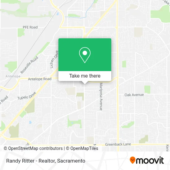 Randy Ritter - Realtor map