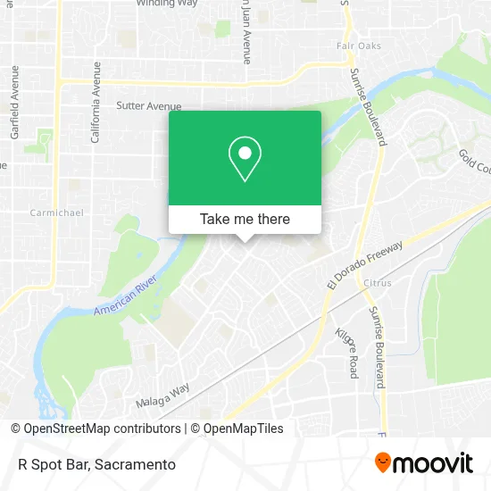 R Spot Bar map