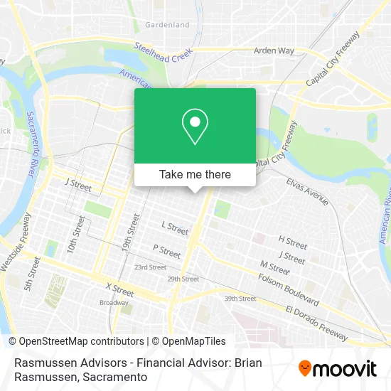Rasmussen Advisors - Financial Advisor: Brian Rasmussen map