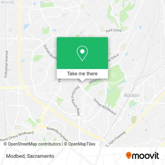 Modbed map