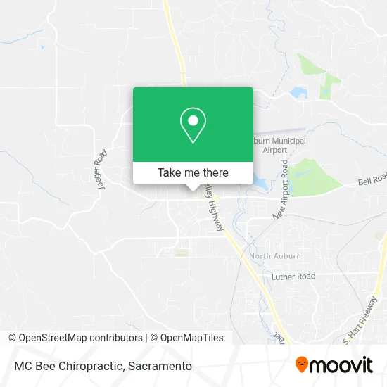 MC Bee Chiropractic map