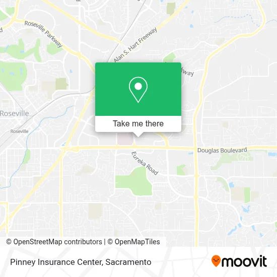 Pinney Insurance Center map