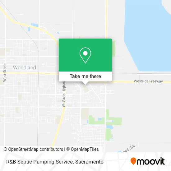 R&B Septic Pumping Service map