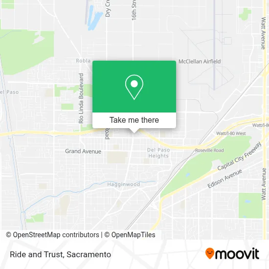 Ride and Trust map