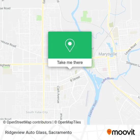 Ridgeview Auto Glass map