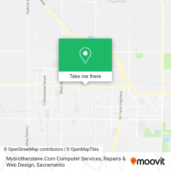 Mybrothersteve.Com Computer Services, Repairs & Web Design map