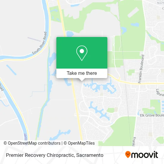Premier Recovery Chiropractic map