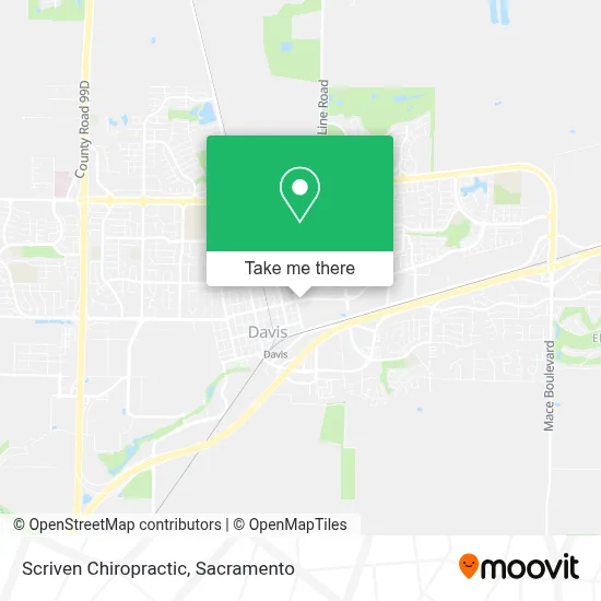 Scriven Chiropractic map