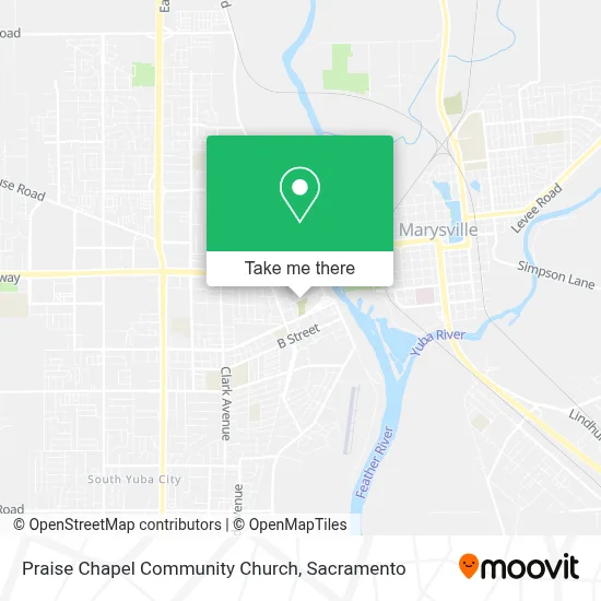 Praise Chapel Community Church map
