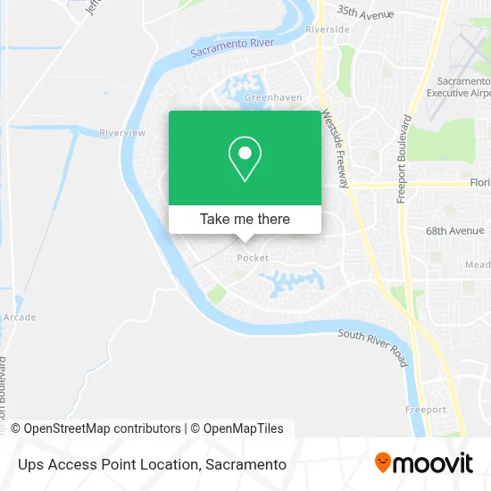 Ups Access Point Location map