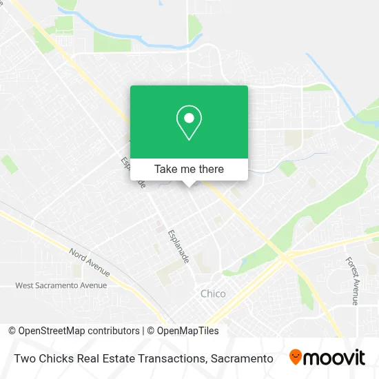 Two Chicks Real Estate Transactions map