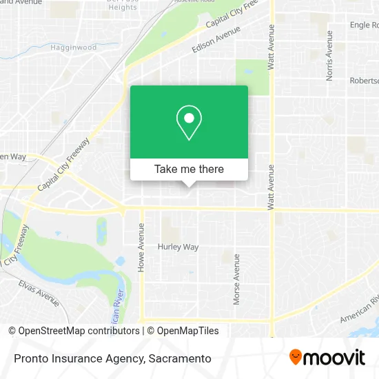 Pronto Insurance Agency map