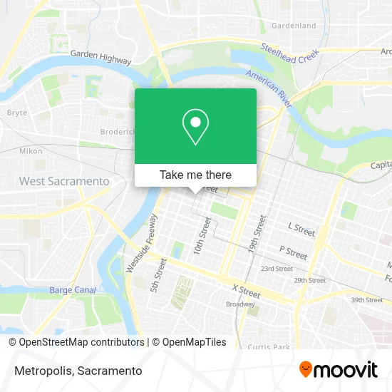 Metropolis map