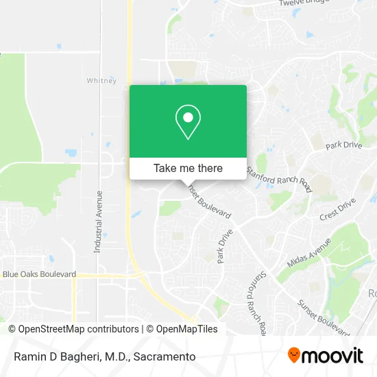 Ramin D Bagheri, M.D. map