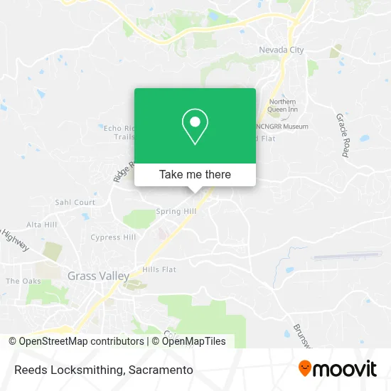 Reeds Locksmithing map