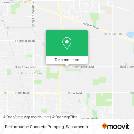 Performance Concrete Pumping map