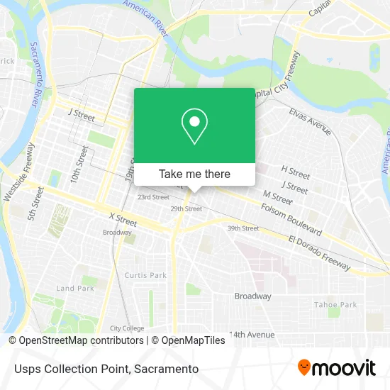 Usps Collection Point map