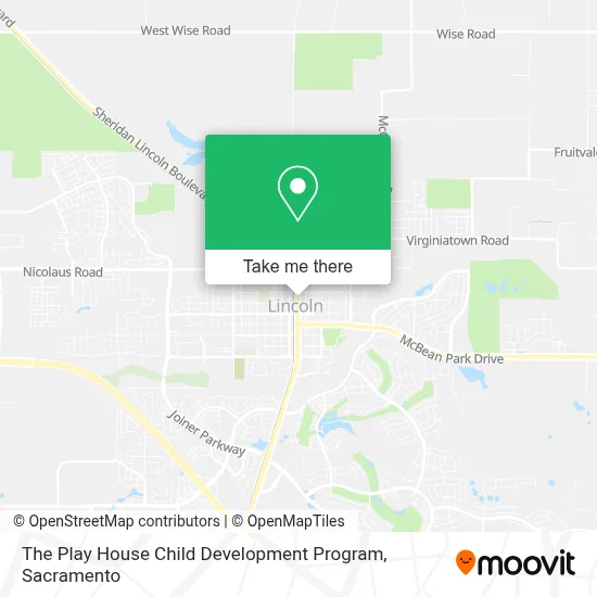 The Play House Child Development Program map