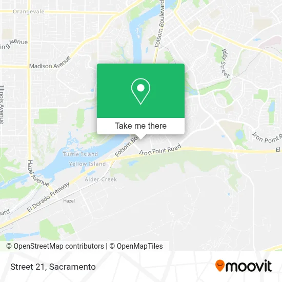 Rue 21 map