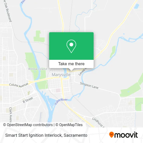 Smart Start Ignition Interlock map