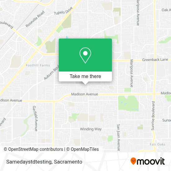 Samedaystdtesting map
