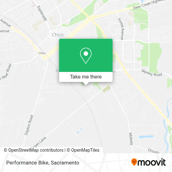 Performance Bike map