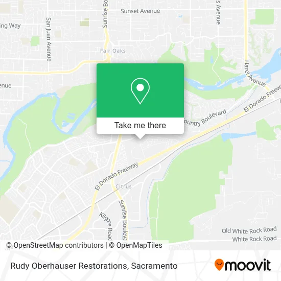 Rudy Oberhauser Restorations map